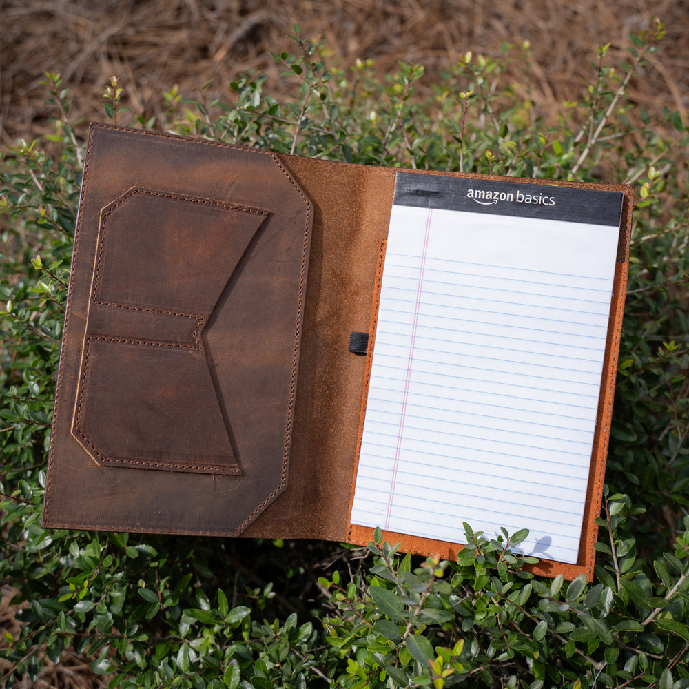 
                      
                        Crazy Horse Leather Padfolio Traditional - Brown
                      
                    