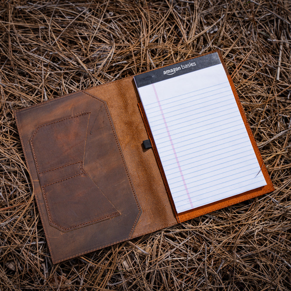 
                      
                        Crazy Horse Leather Padfolio Traditional - Brown
                      
                    