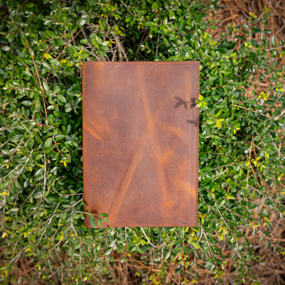 
                      
                        Crazy Horse Leather Padfolio Traditional - Brown
                      
                    