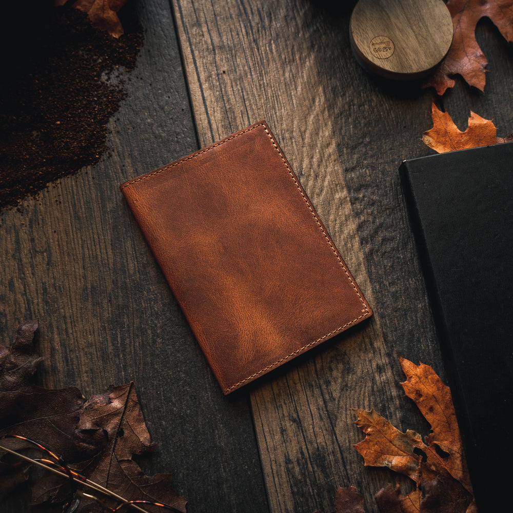 Milwaukee Leather Passport Cover - Natural