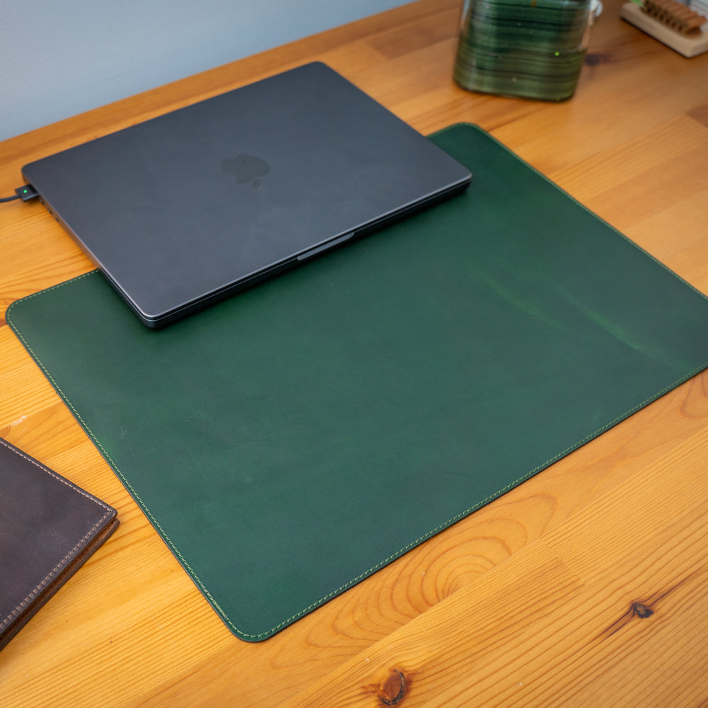 
                      
                        Milwaukee Leather Desk Pad - Green Moss
                      
                    