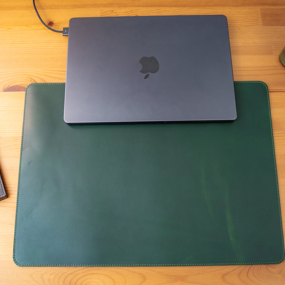 
                      
                        Milwaukee Leather Desk Pad - Green Moss
                      
                    