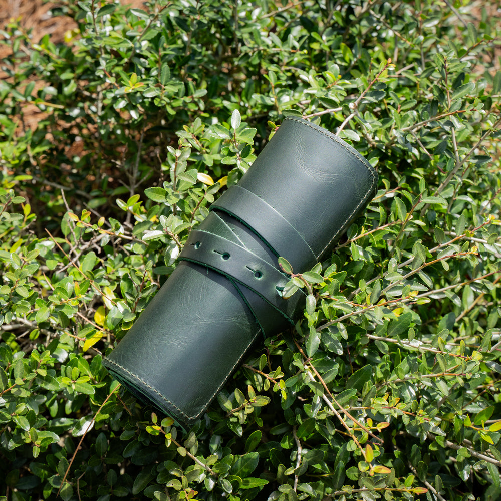 Milwaukee Leather Watch Roll - Green Moss