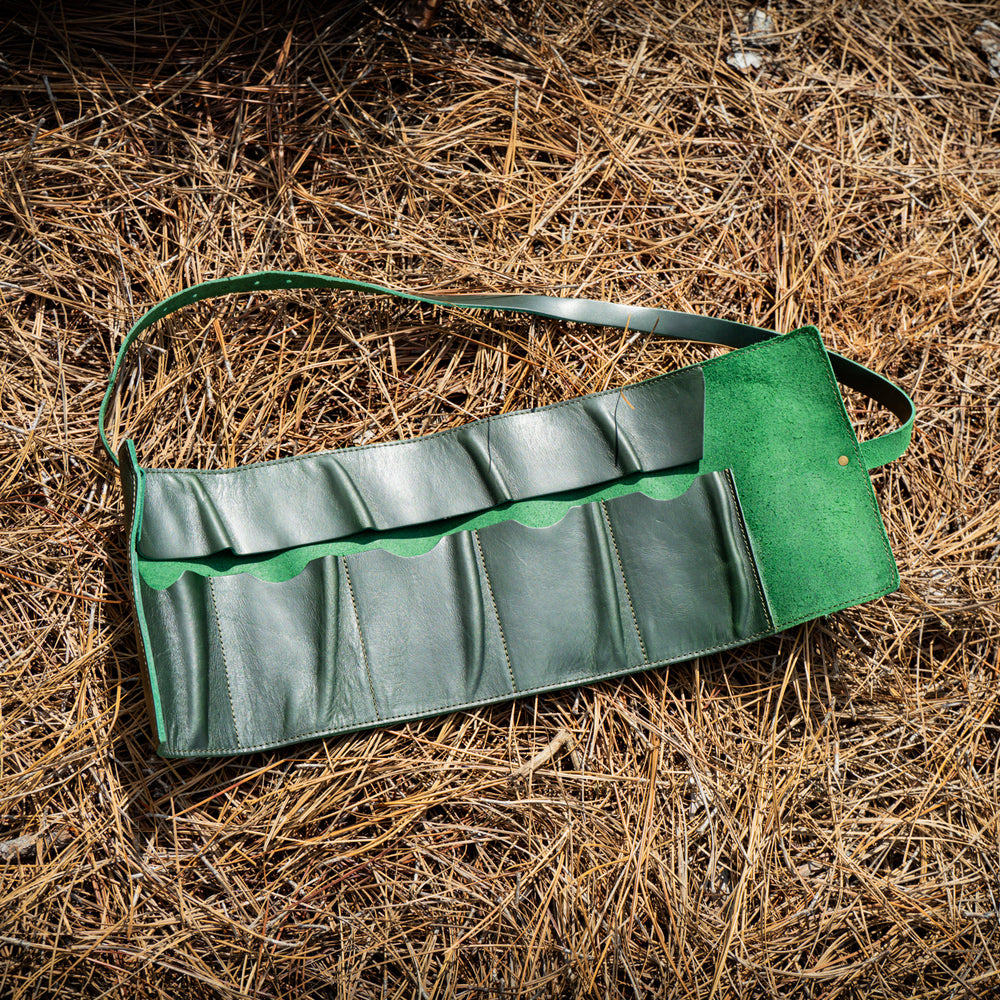 Milwaukee Leather Watch Roll - Green Moss