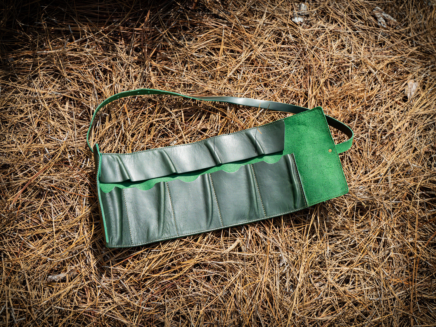 Milwaukee Leather Watch Roll - Green Moss