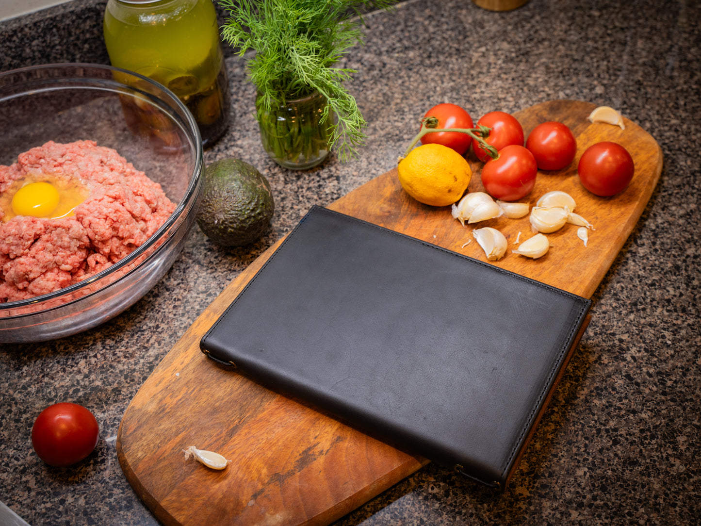 Hard Cover Menu - Black