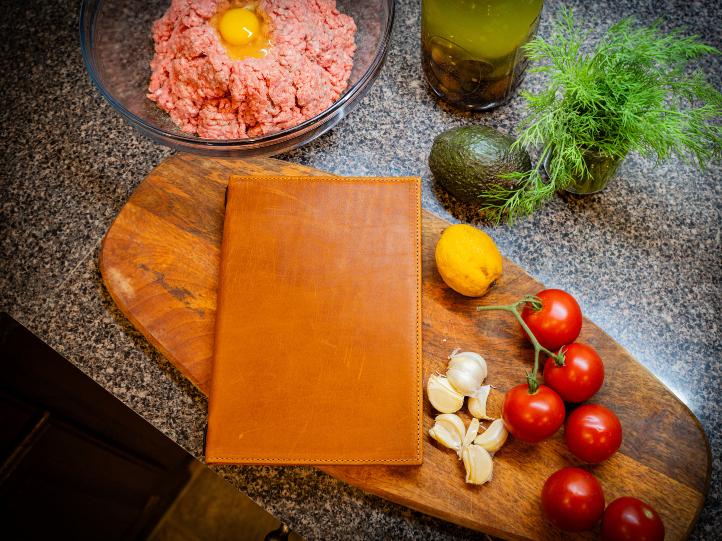 Hard Cover Menu - Natural