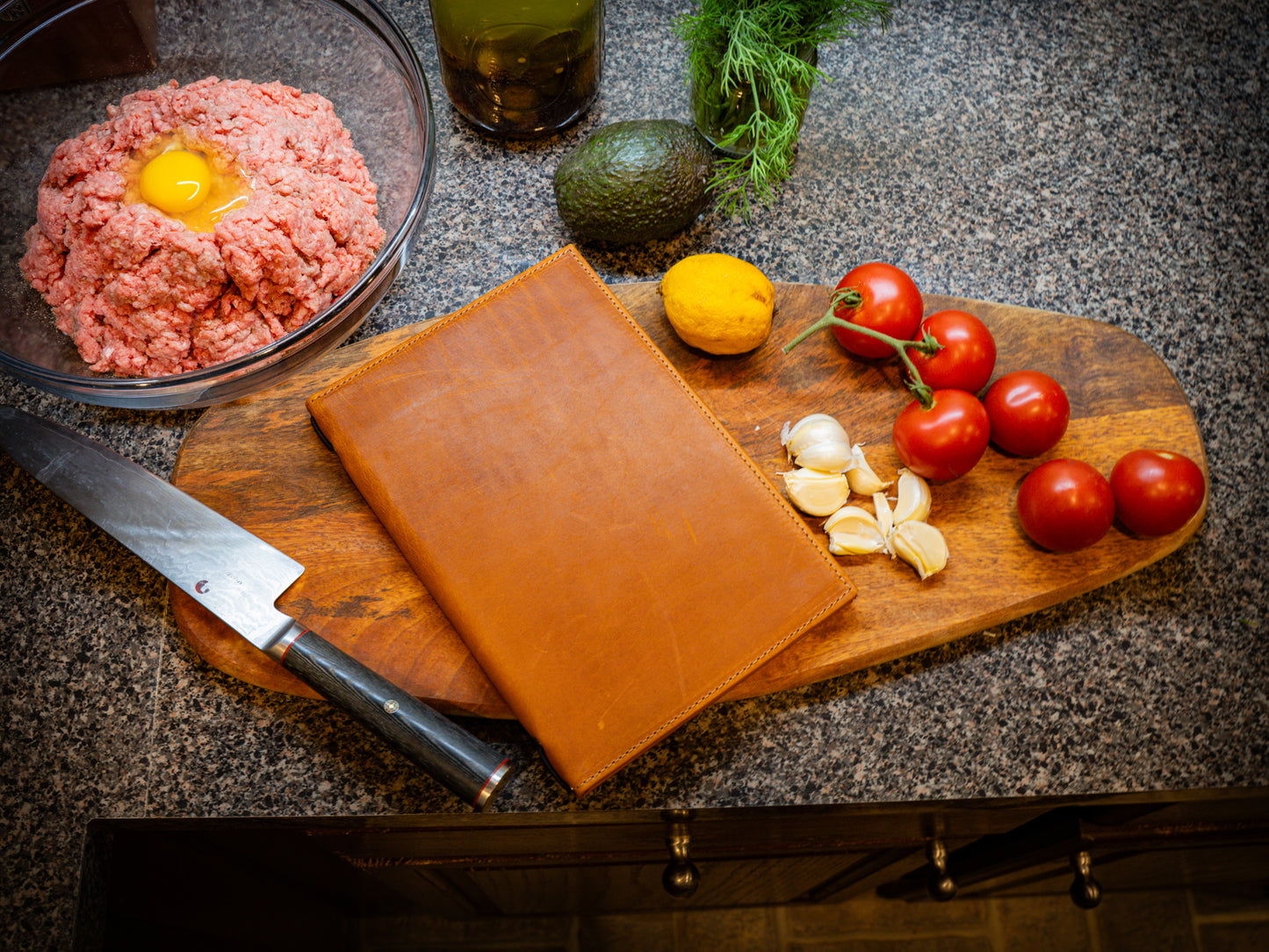 Hard Cover Menu - Natural