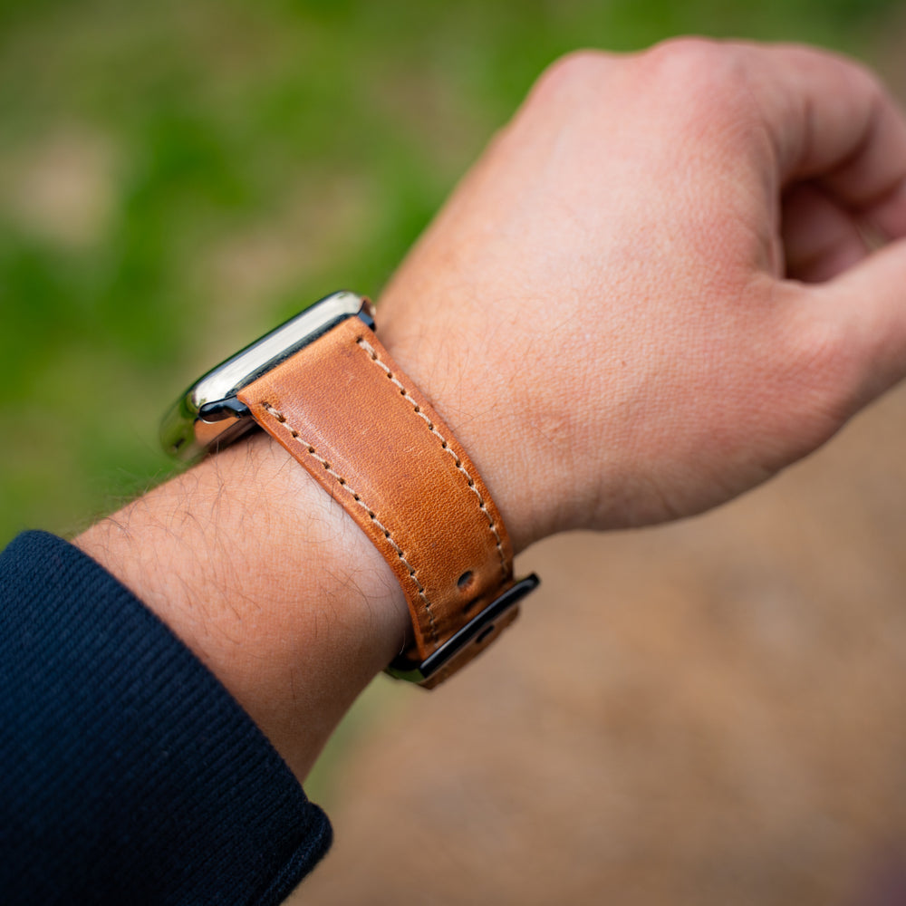 
                      
                        Horween Leather Apple Watch Band - Natural
                      
                    