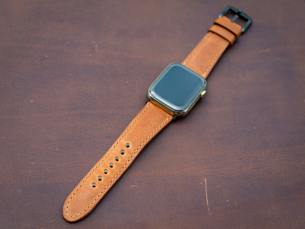 Horween Leather Apple Watch Band - Natural