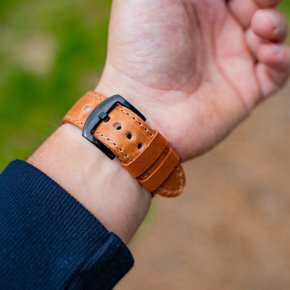 
                      
                        Horween Leather Apple Watch Band - Natural
                      
                    