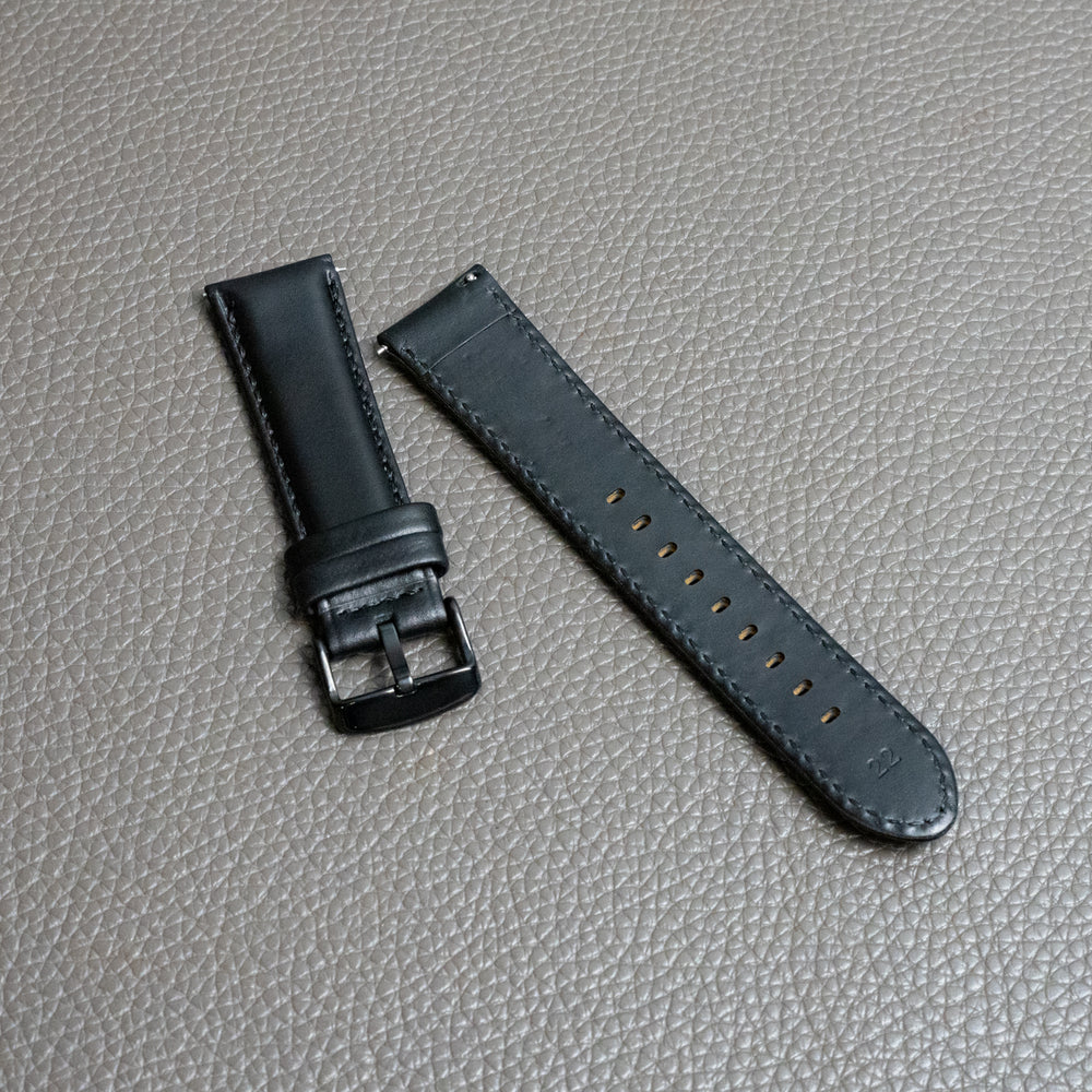 
                      
                        Italian Rustic Leather Watch Band - Black
                      
                    