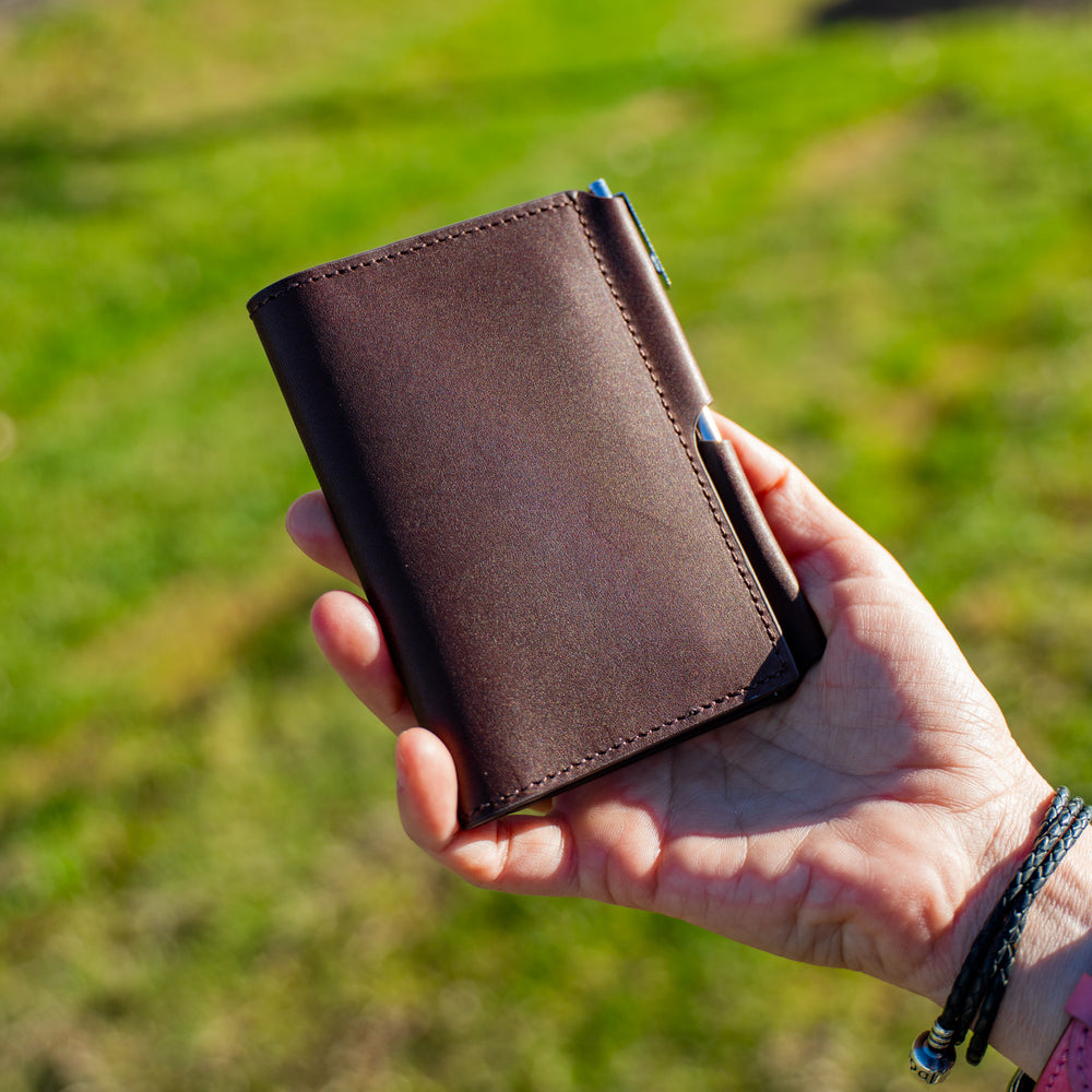 
                      
                        Vintage Leather Journal Wallet 2.0 with Pen XS - Brown
                      
                    