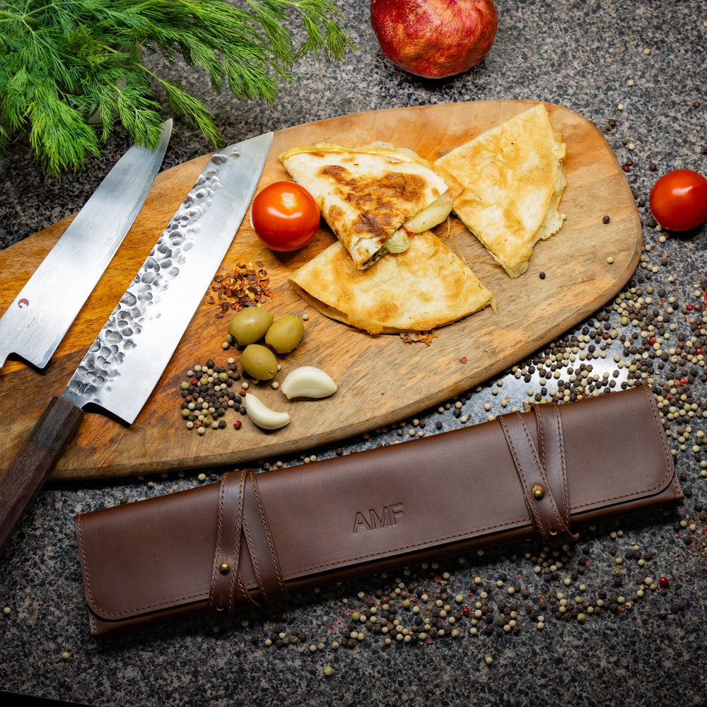 
                      
                        Handmade Leather Knife Case - Chestnut
                      
                    