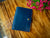 Leather Padfolio with Spiral Refill - Navy