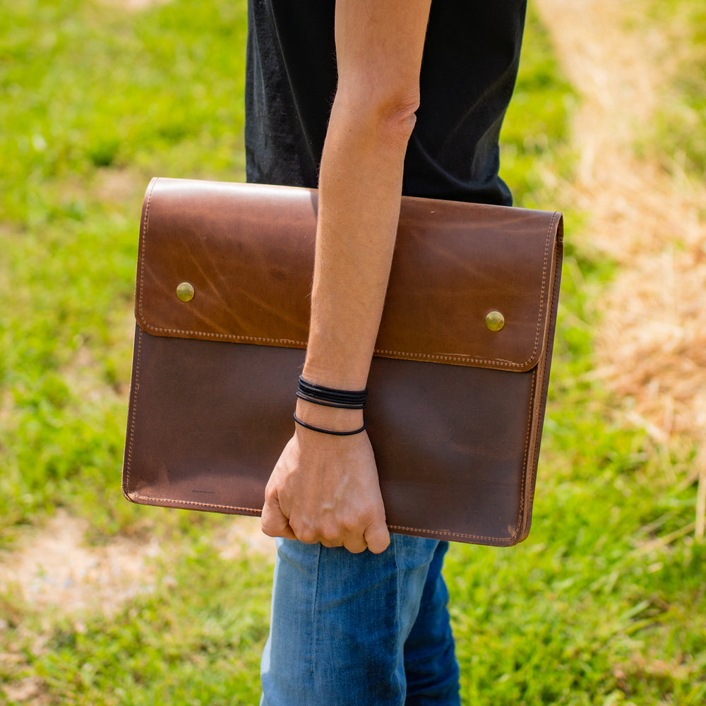 
                      
                        Leather Document Folder - Chestnut
                      
                    