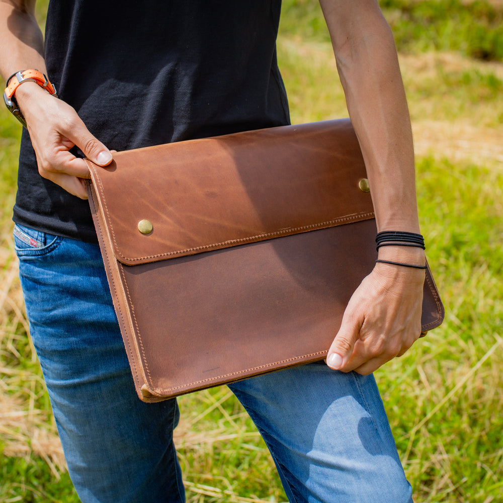 
                      
                        Leather Document Folder - Chestnut
                      
                    