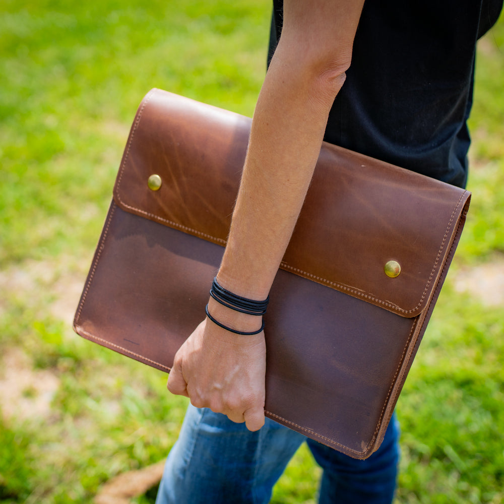 
                      
                        Leather Document Folder - Chestnut
                      
                    