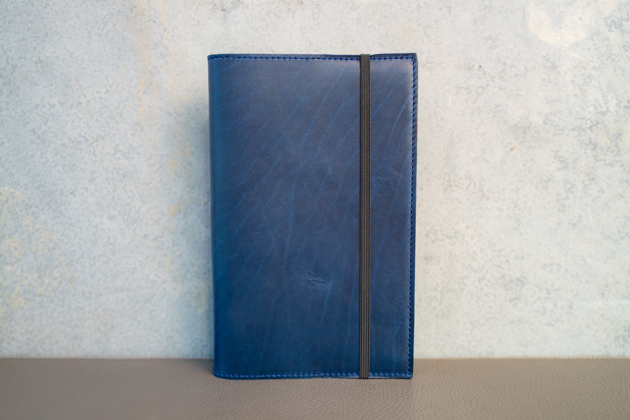 Steel discount Blue Leather Notebook