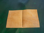 Mexican Leather Simple Menu Cover - Natural