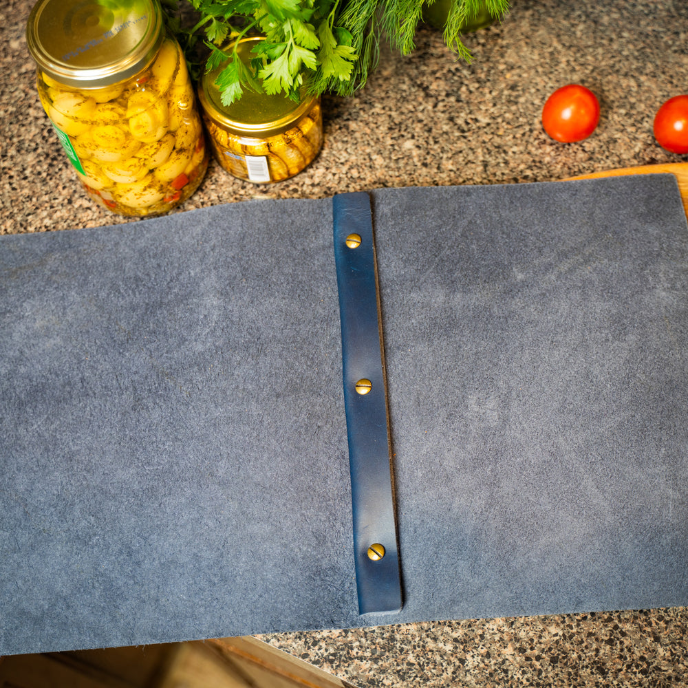 Milwaukee Leather Simple Menu Cover - Navy