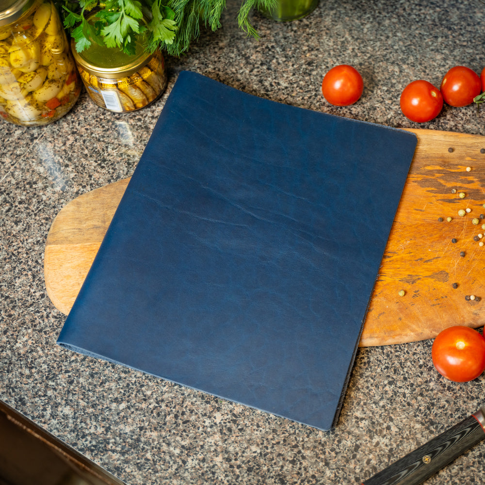 Milwaukee Leather Simple Menu Cover - Navy