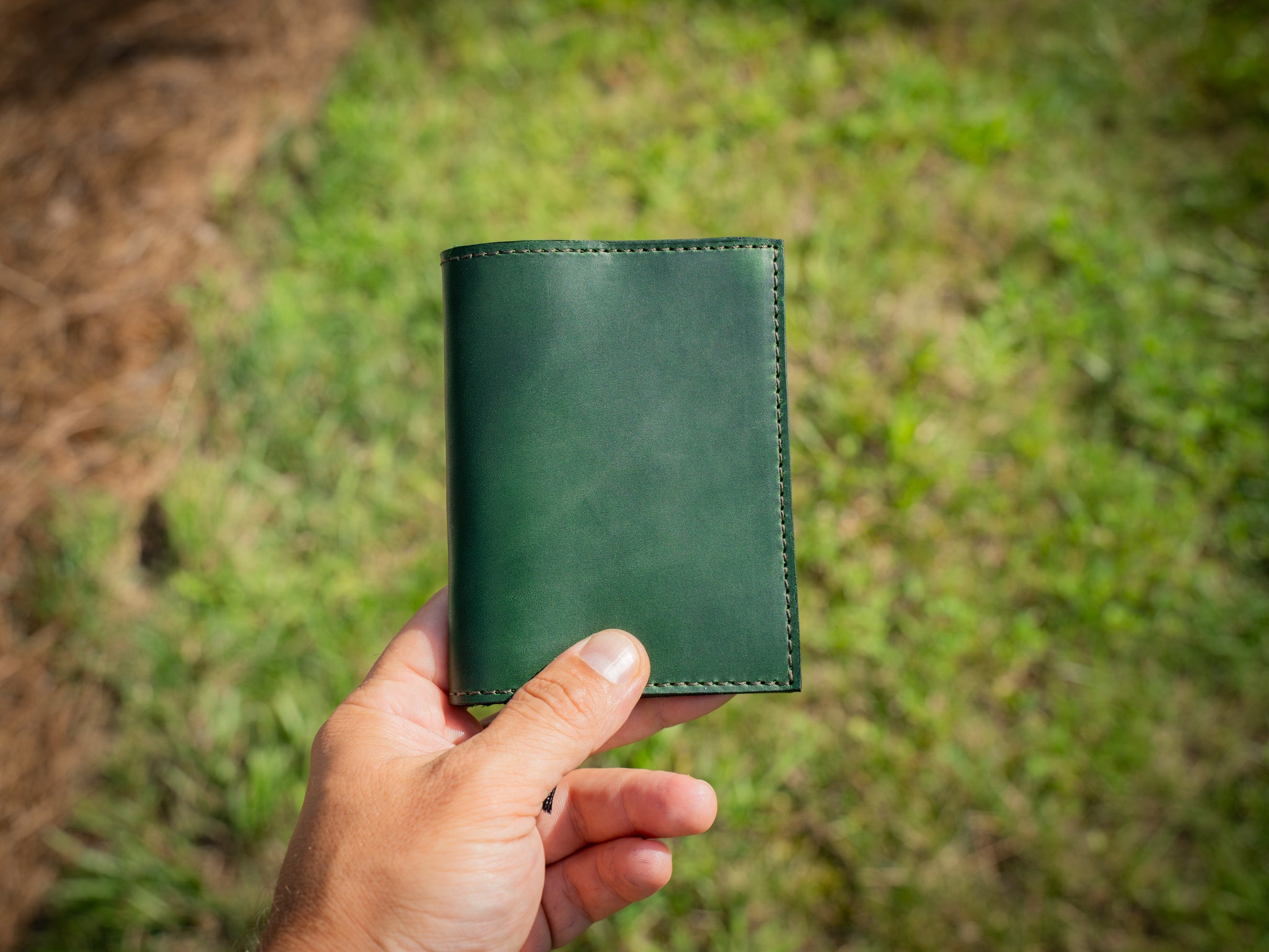 Milwaukee Leather Midori Notebook Cover - Green | olpr.