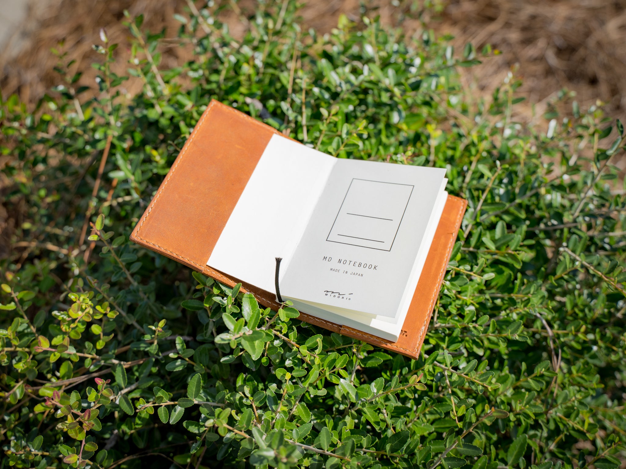 Milwaukee Leather Midori Notebook Cover - Natural | olpr.