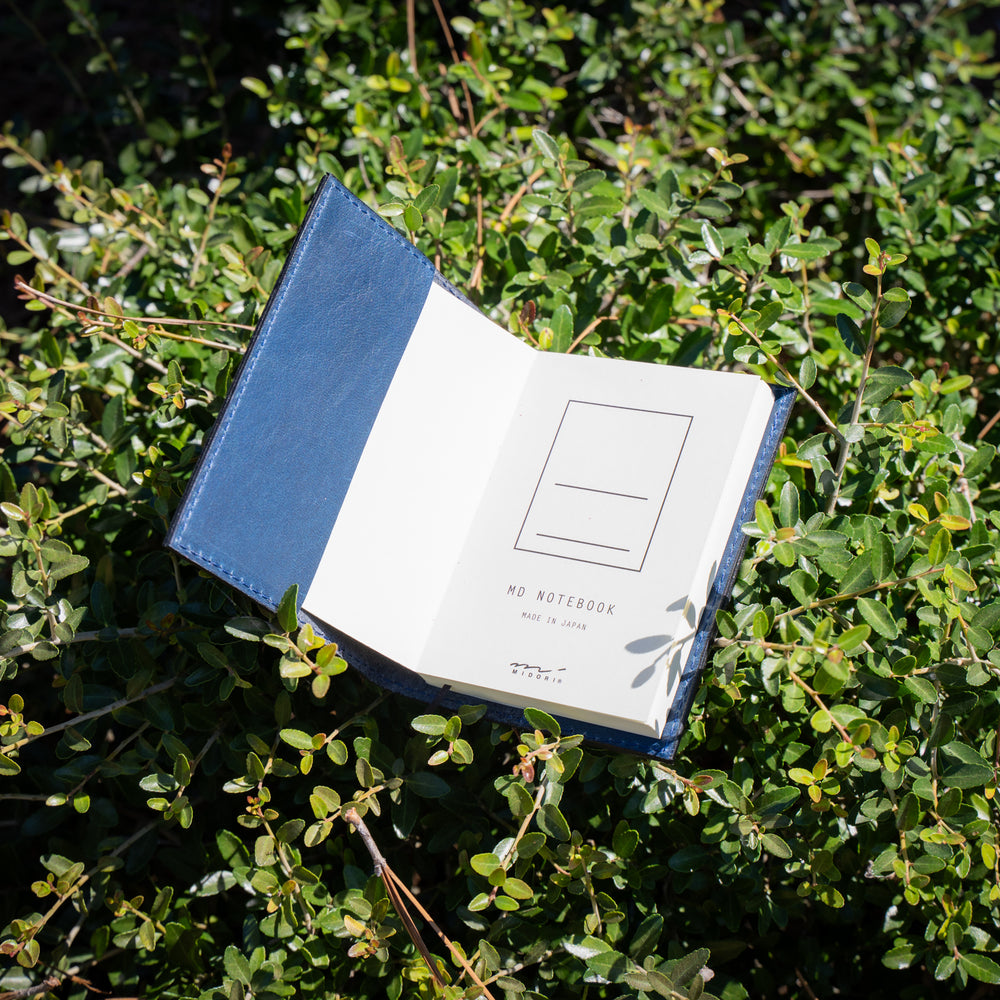 
                      
                        Milwaukee Leather Midori Notebook Cover - Blue
                      
                    