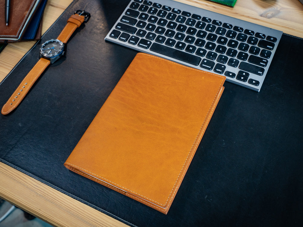 Milwaukee Leather Rhodia A5 Notebook Cover - Natural