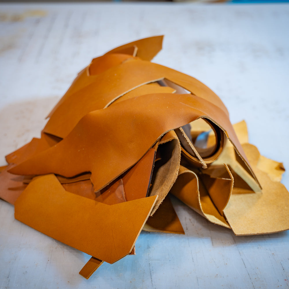 Leather Scraps - Natural