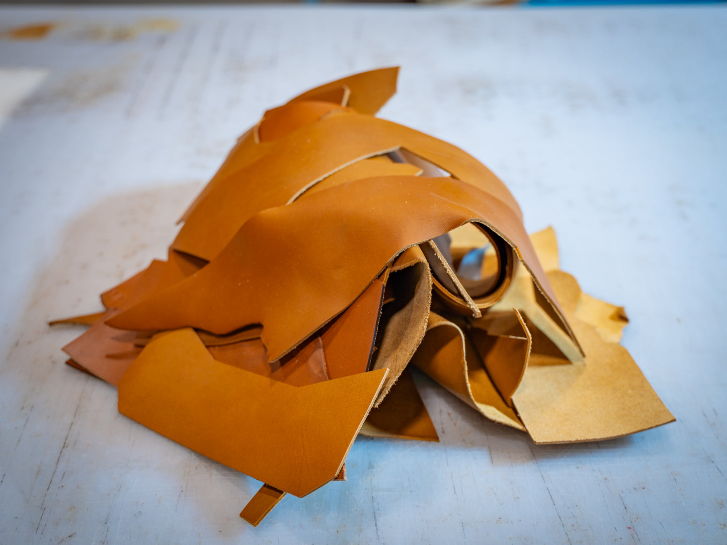 Leather Scraps - Natural