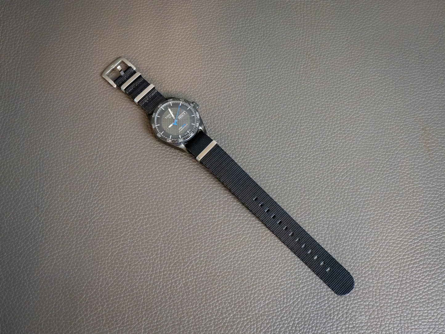 Nylon Nato Zulu Watch Band 1 piece - Black