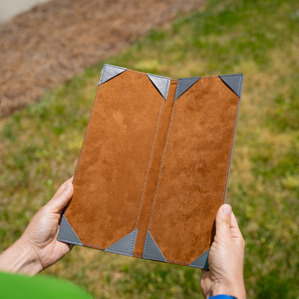 
                      
                        PU Leather Bifold Menu Cover - Grey
                      
                    