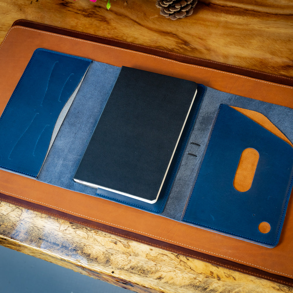 Milwaukee Leather Padfolio Pro - Navy