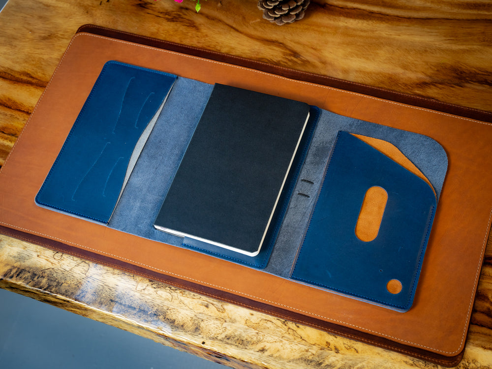 Milwaukee Leather Padfolio Pro - Navy