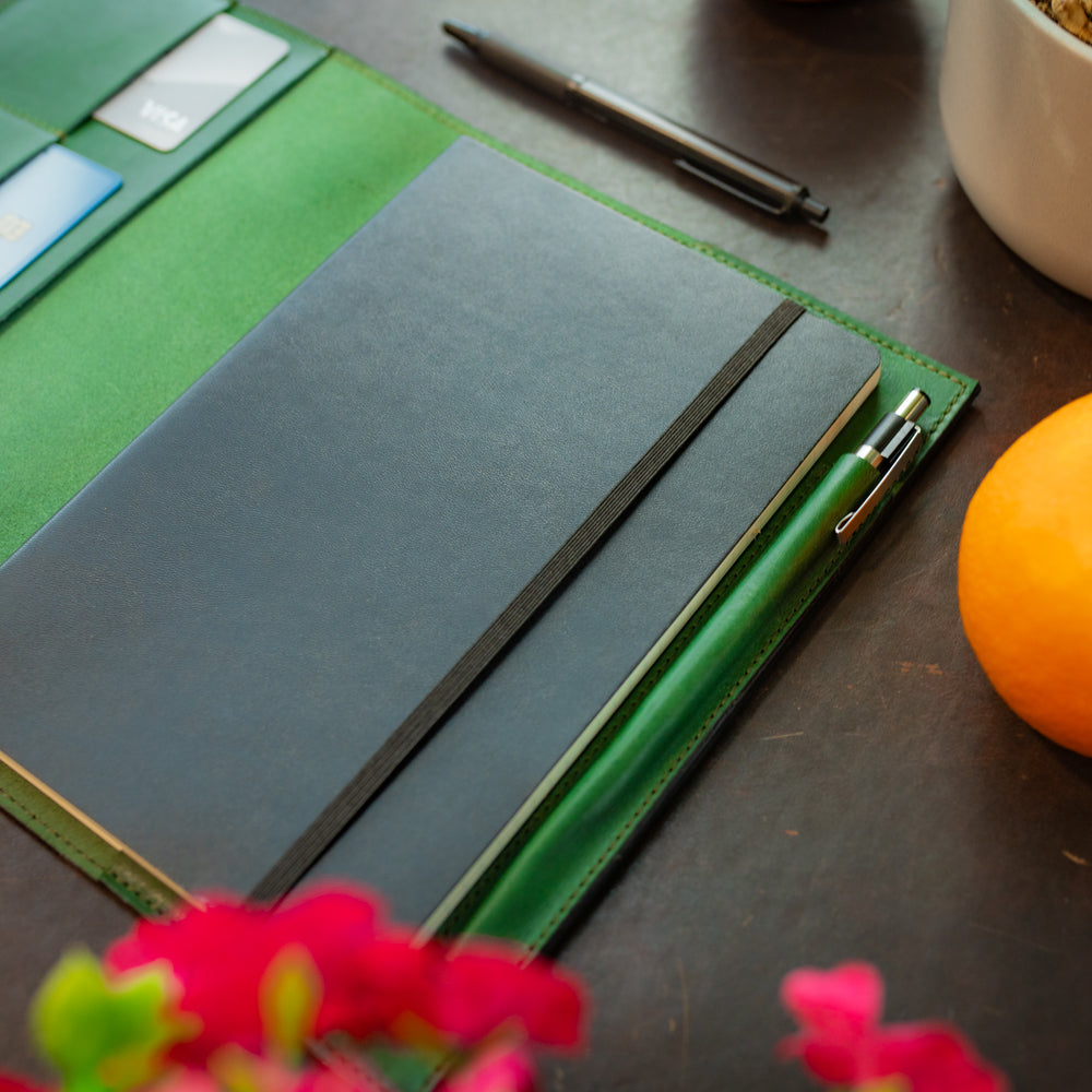 Leather Journal Folio Leuchtturm1917 - Emerald Green