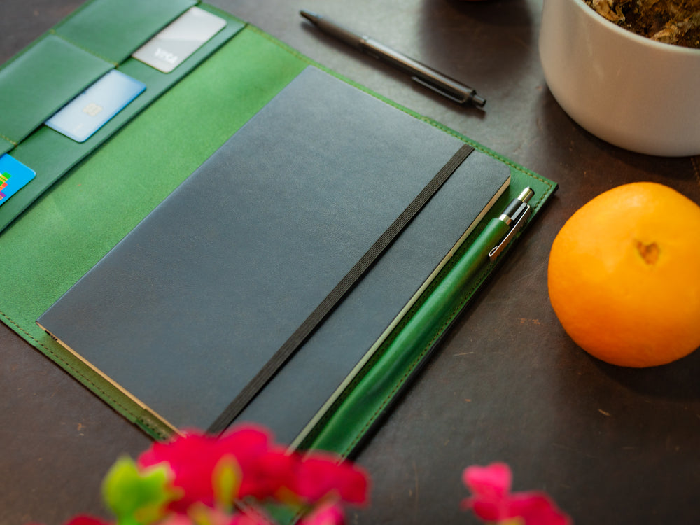 Leather Journal Folio Leuchtturm1917 - Emerald Green