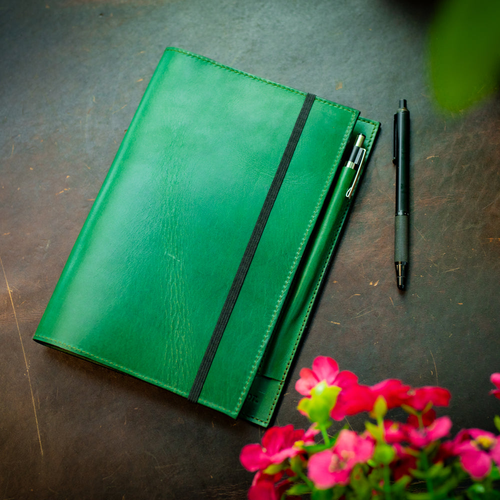 Leather Journal Folio Leuchtturm1917 - Emerald Green