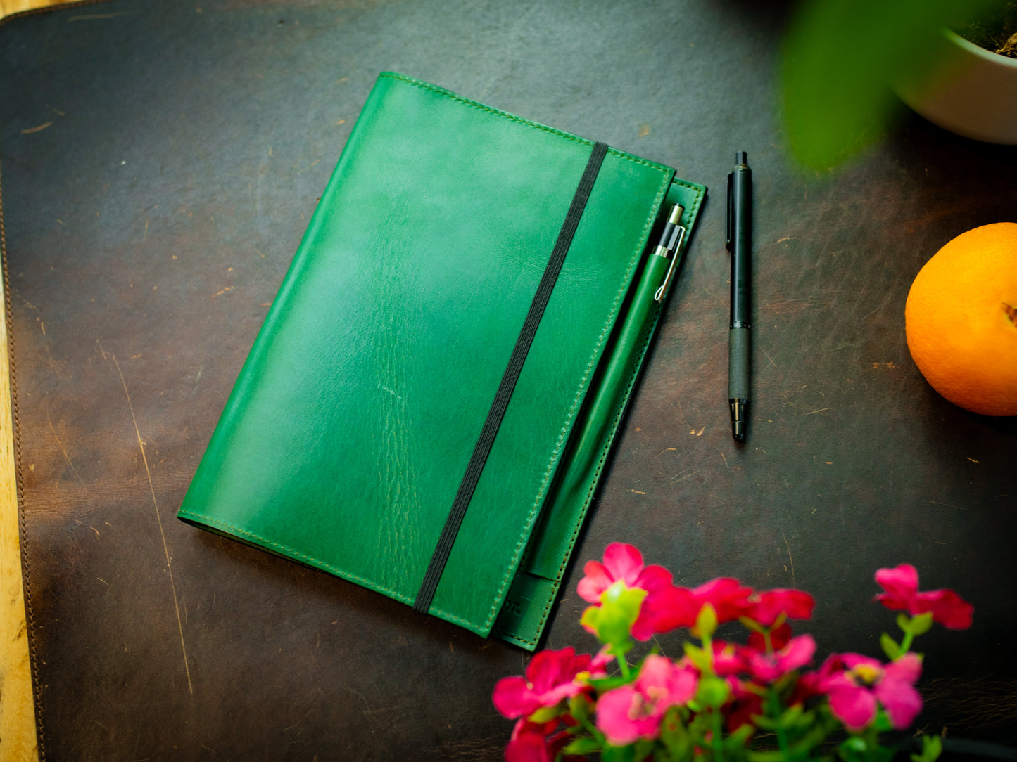 Leather Journal Folio Leuchtturm1917 - Emerald Green