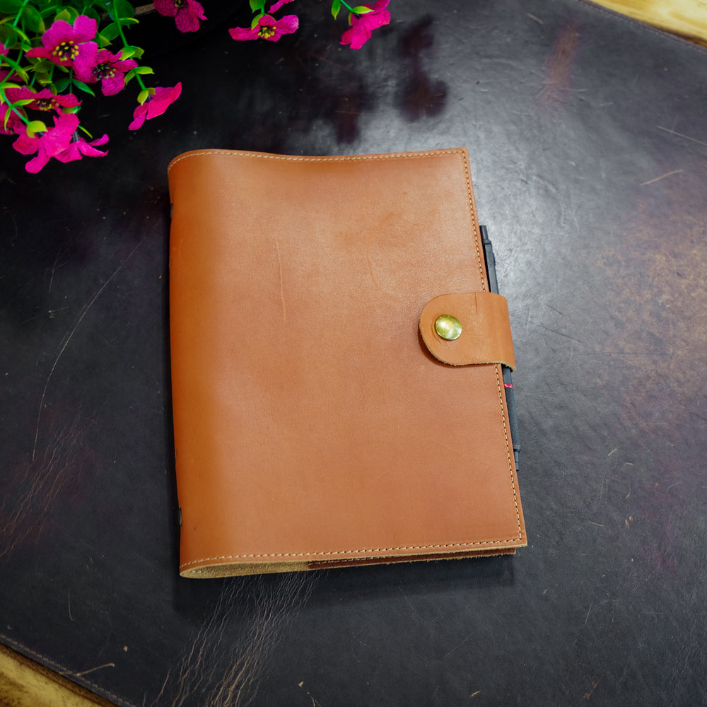 
                      
                        Leather Padfolio with Spiral Refill - Natural
                      
                    