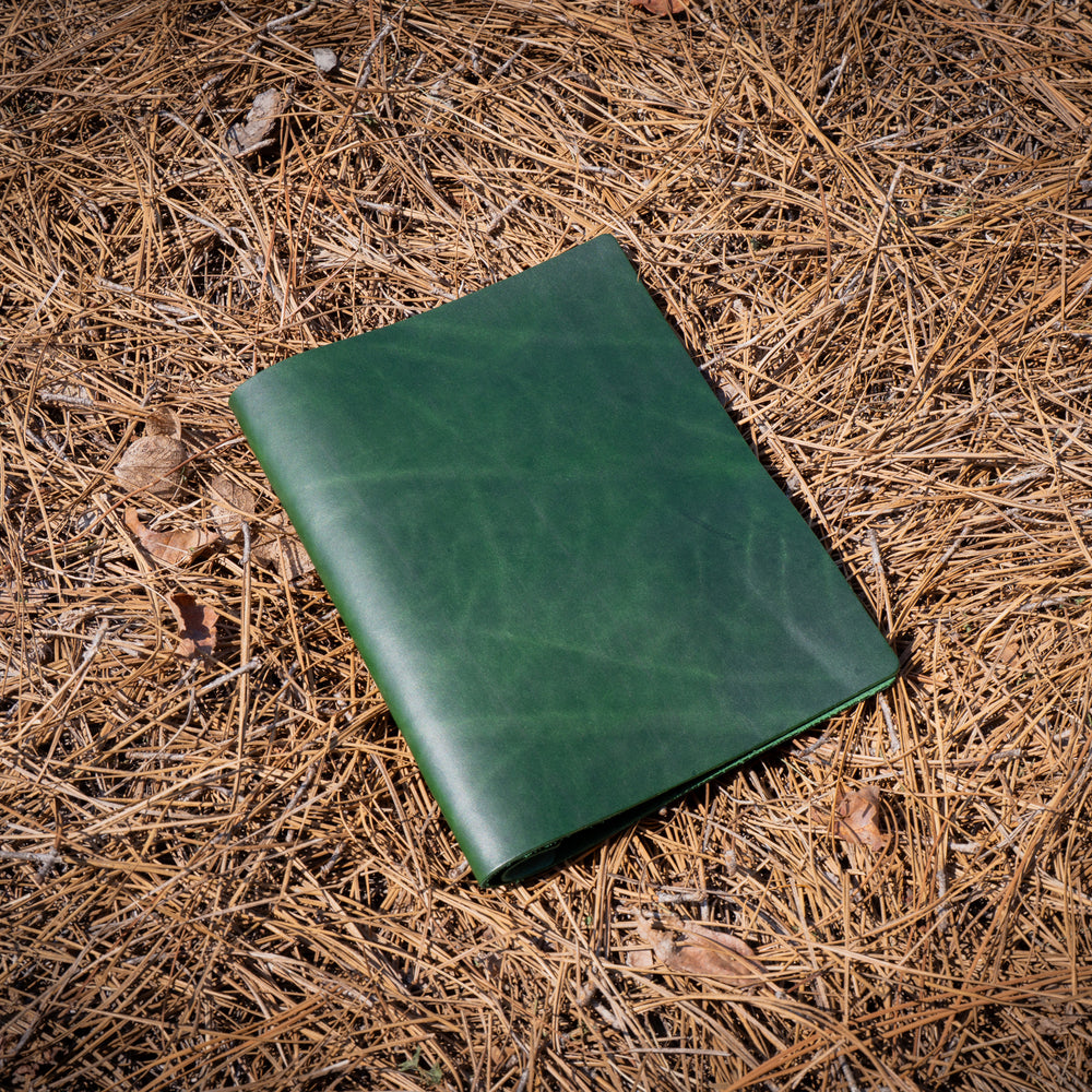 Milwaukee Leather Simple Menu Cover - Green Moss