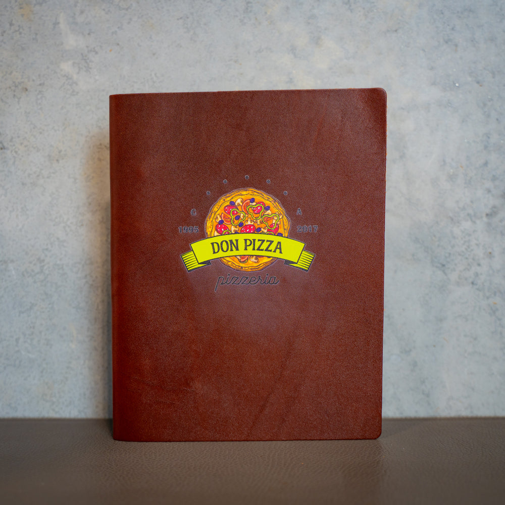 
                      
                        Mexican Leather Simple Menu with 6 Rings - Chestnut
                      
                    