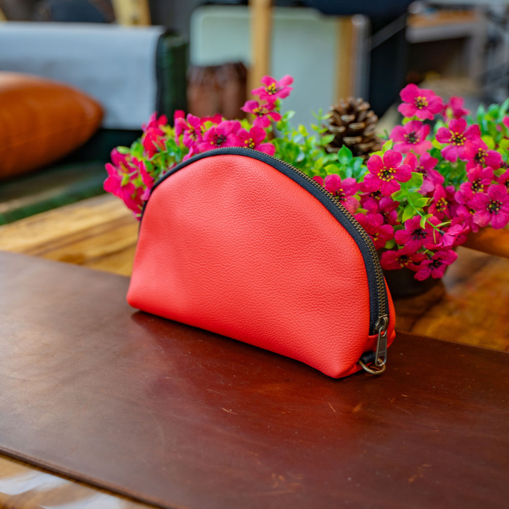 
                      
                        Italian Leather Travel Pouch 2.0 - Red
                      
                    