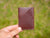 Milwaukee Leather Vertical Card Holder - Chestnut