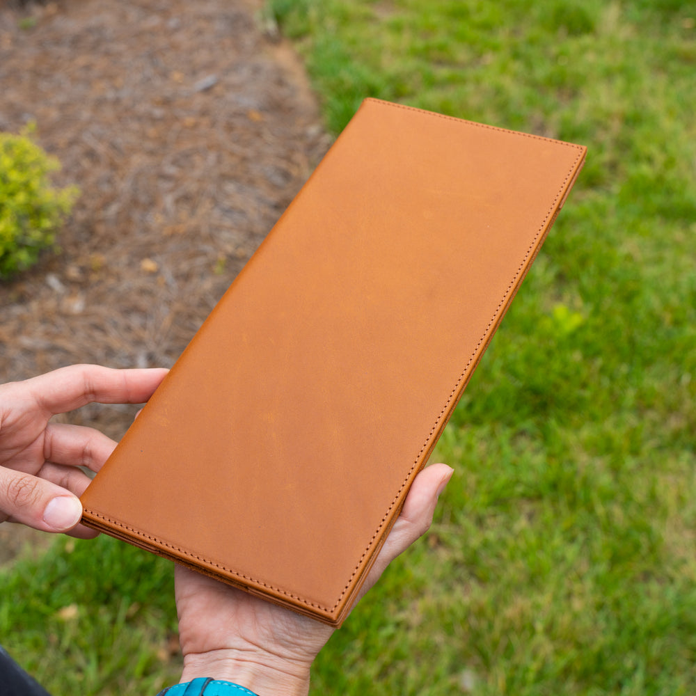 
                      
                        Vintage Leather Bifold Menu - Whiskey
                      
                    