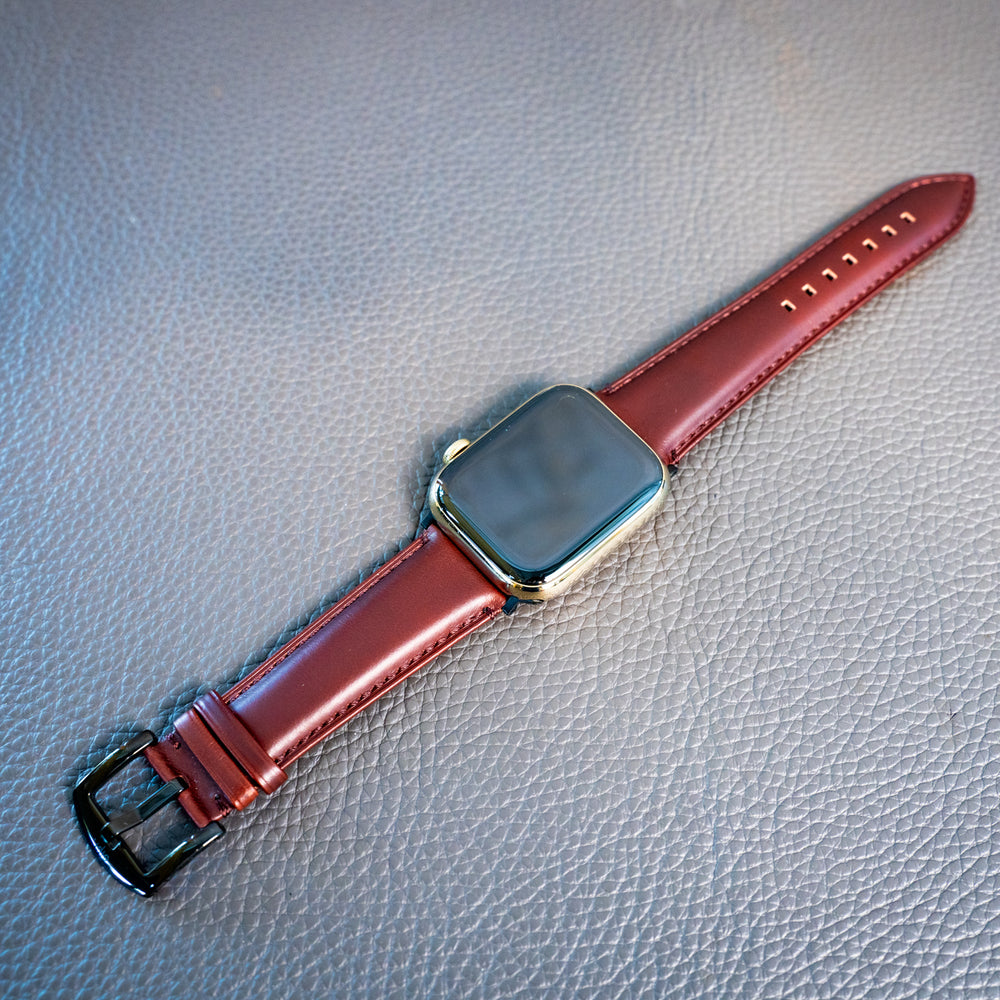 
                      
                        Vintage Leather Single Apple Watch Band - Mahogany
                      
                    