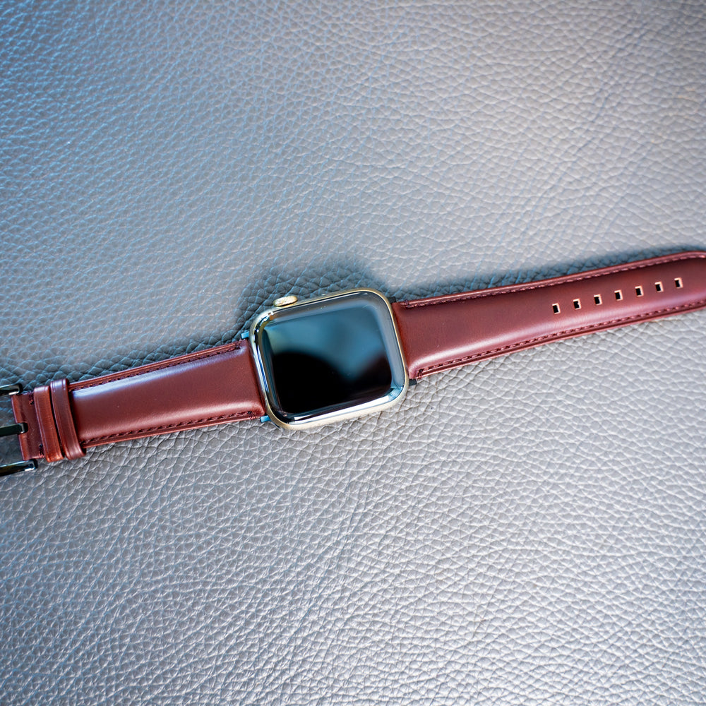 
                      
                        Vintage Leather Single Apple Watch Band - Mahogany
                      
                    