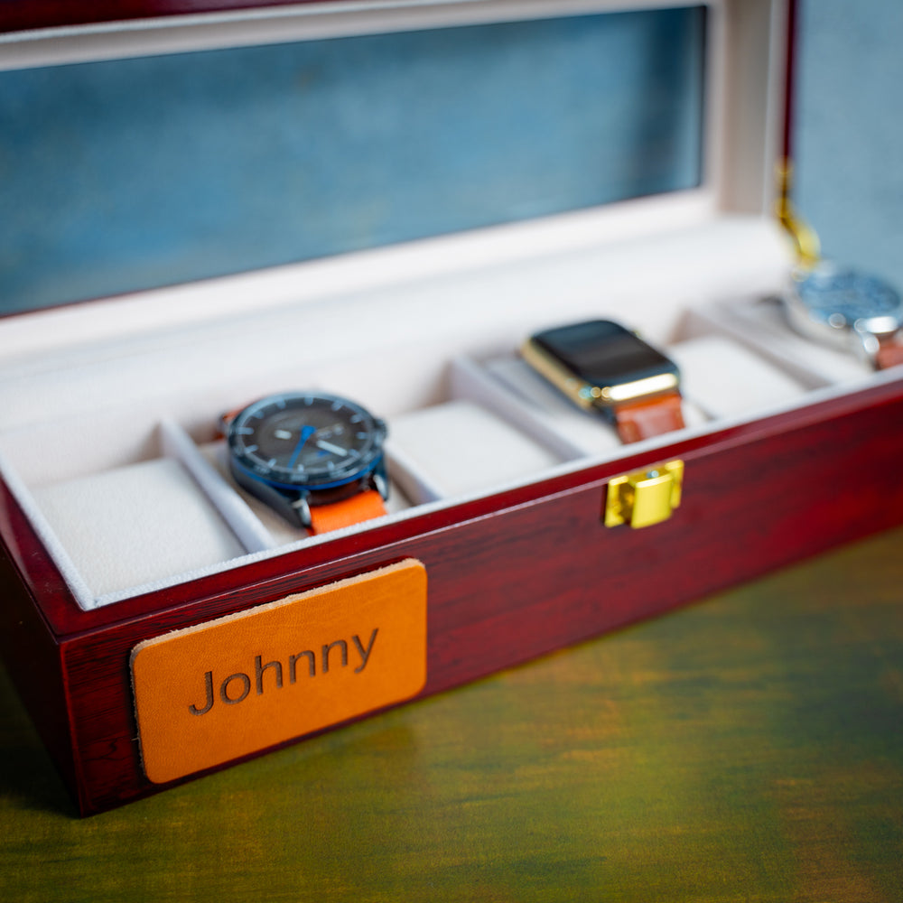 
                      
                        Wood Watch Display
                      
                    