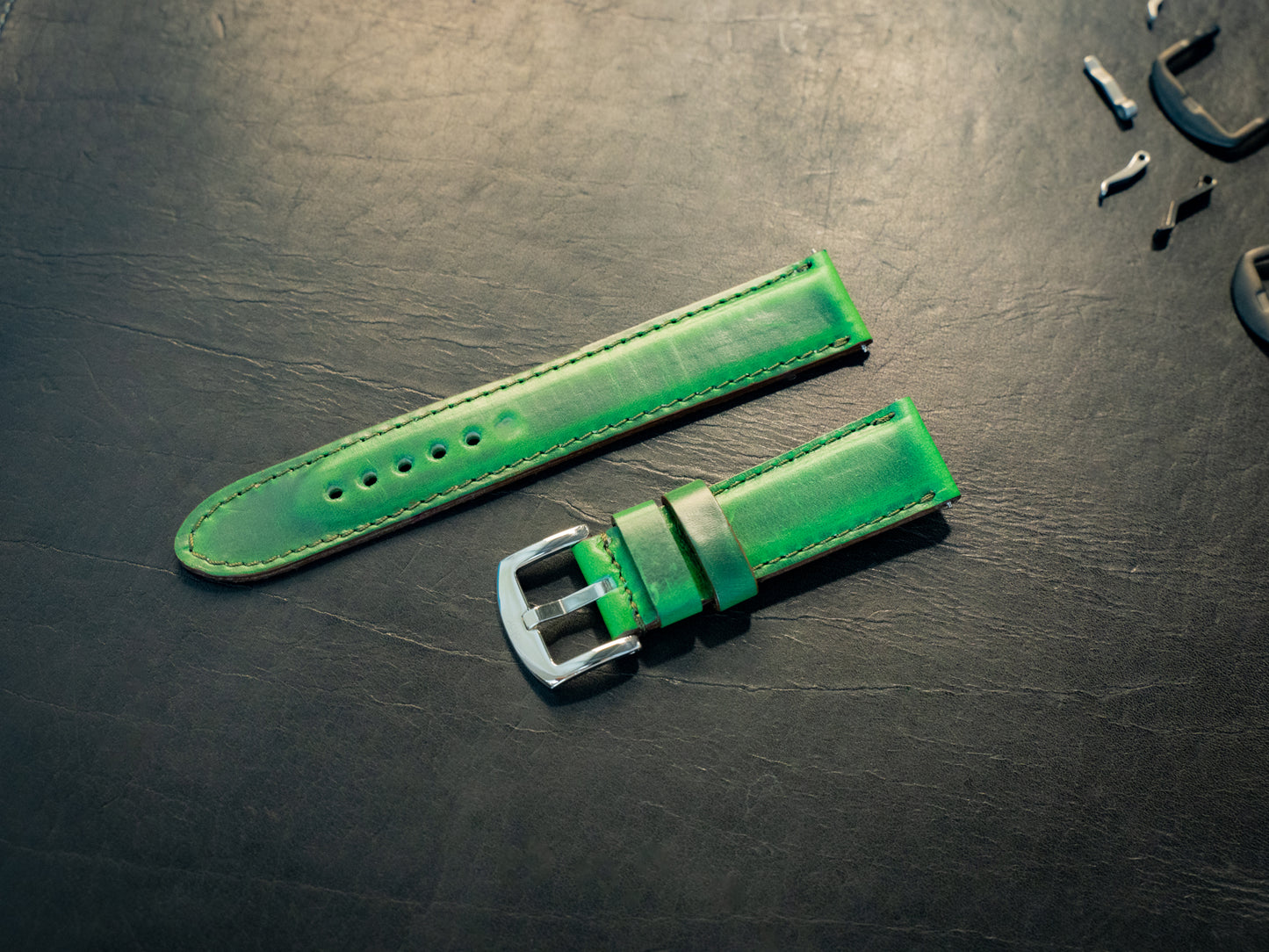 Milwaukee Leather Watch Band - Green